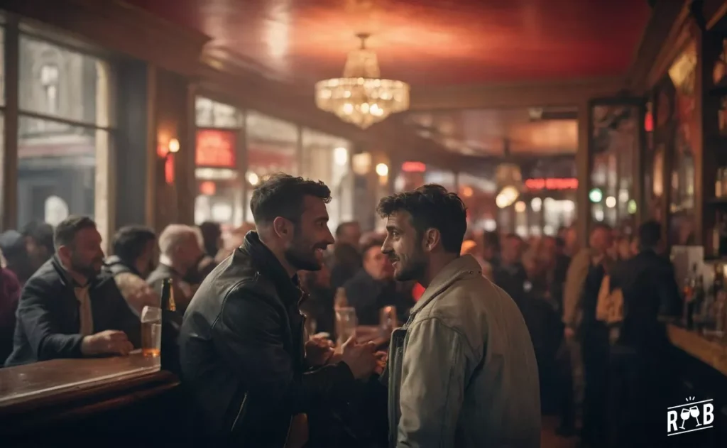 ambiance conviviale au bar marius