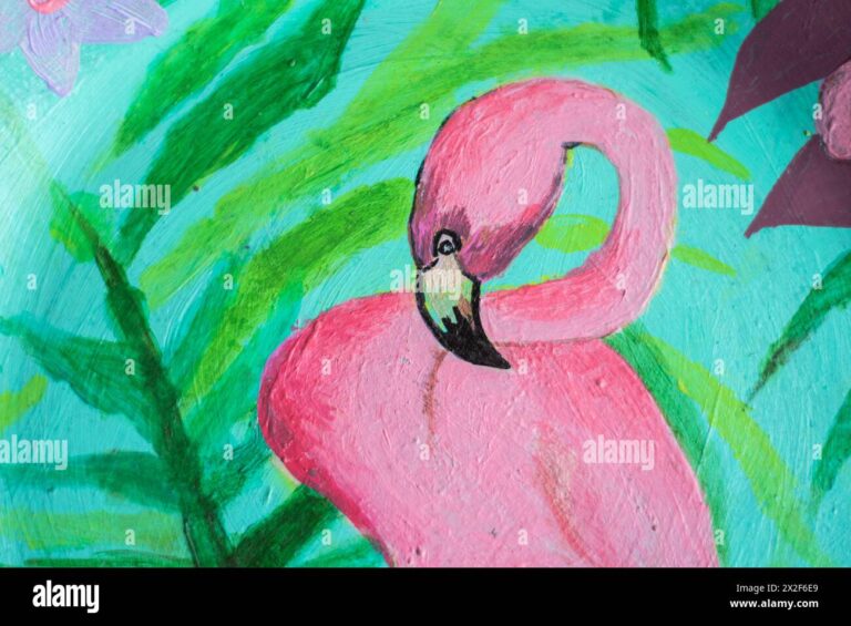 artisanat colore et creatif chez les flamants verts