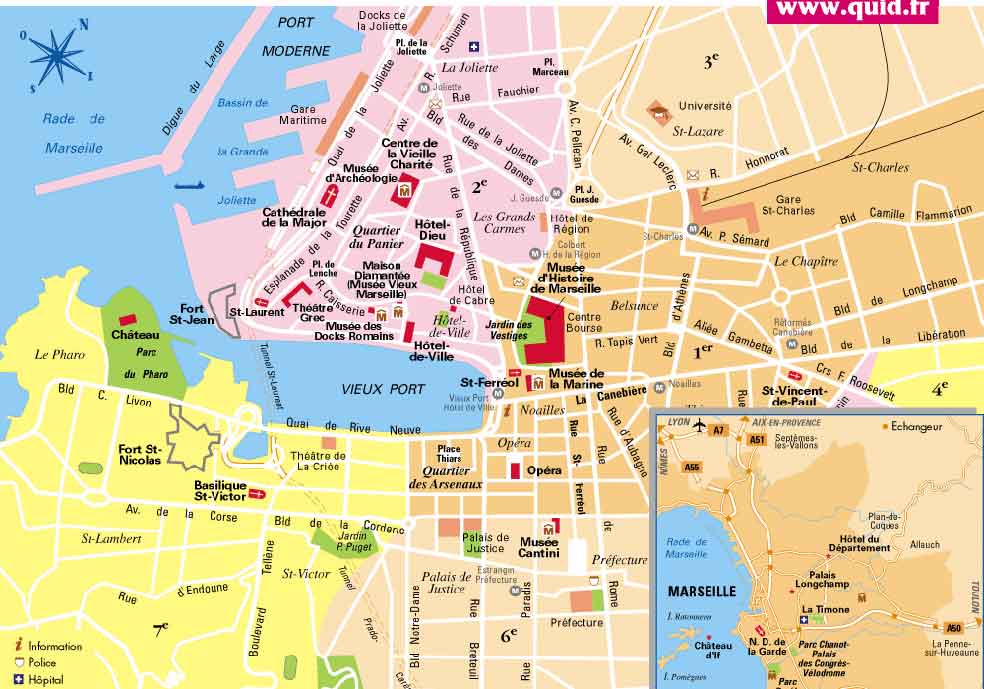 Combien d’arrondissements y a-t-il à Marseille