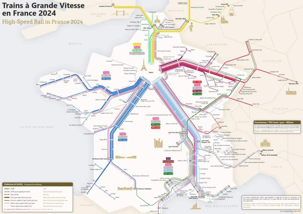 Quelles sont les gares desservies par le TGV Paris-Marseille