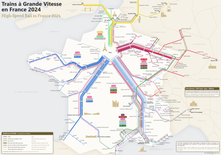 Quelles sont les gares desservies par le TGV Paris-Marseille 36 carte des gares du tgv paris marseille