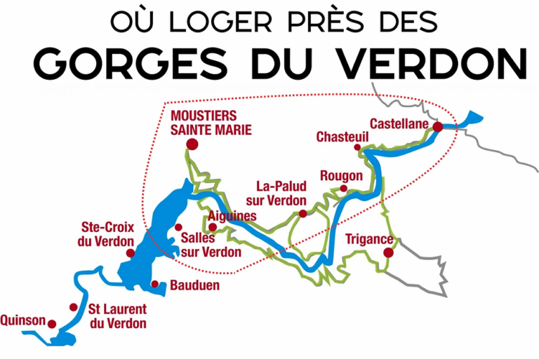 Où trouver la meilleure carte des Gorges du Verdon 31 carte detaillee des gorges du verdon