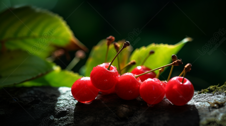 Que représente le logo du Temps des Cerises 7 cerises rouges sur fond vert vibrant