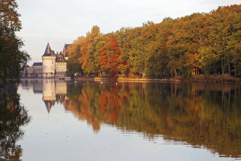 chateau de la loire vu depuis la riviere