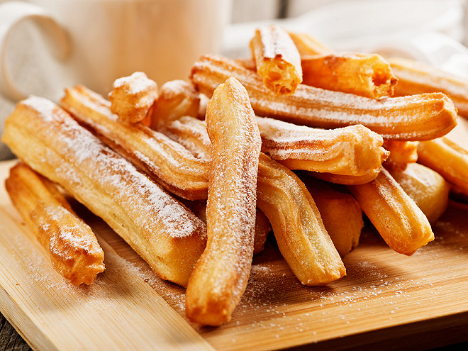 churros dores dans une friture