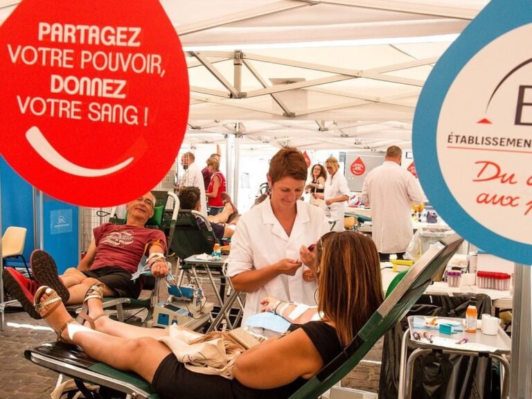 don de sang a aix en provence en action