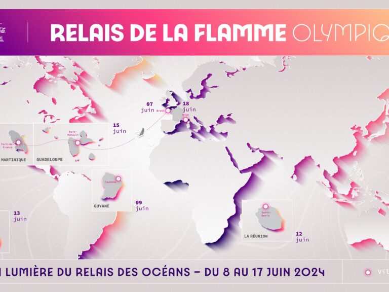 flamme olympique en relais a travers le monde