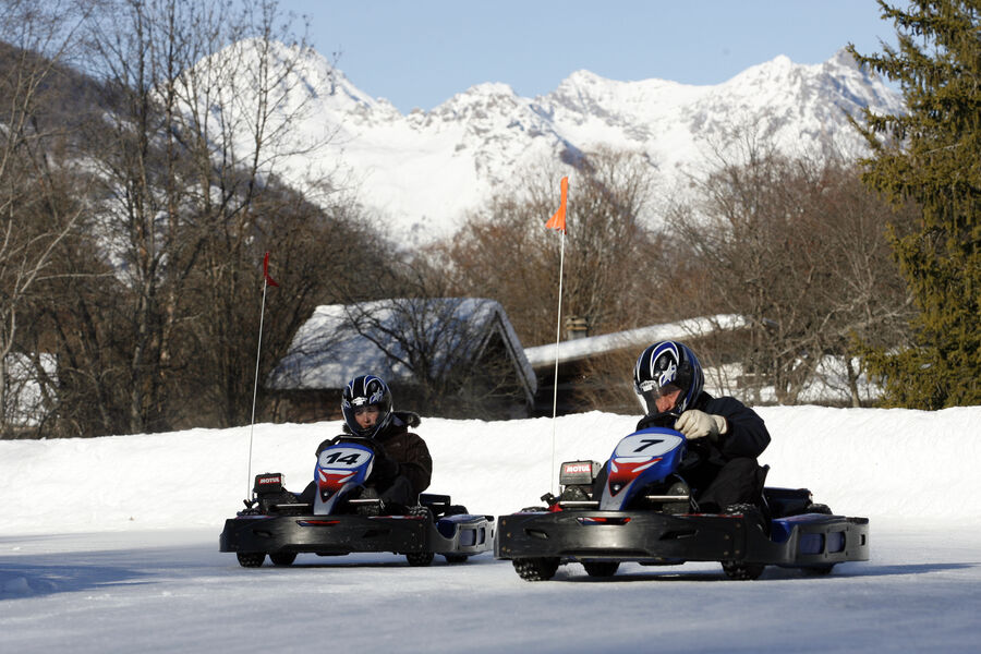 Comment découvrir le karting sur glace à Serre Chevalier