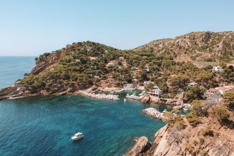 paysage de la cote entre marseille et la jonquera