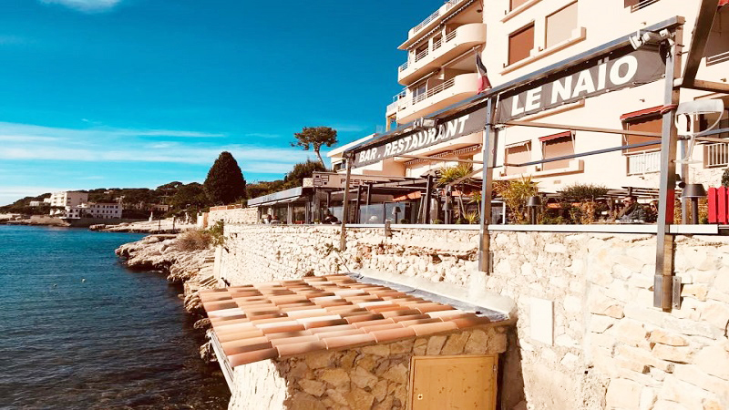 pizzeria en bord de mer a cassis