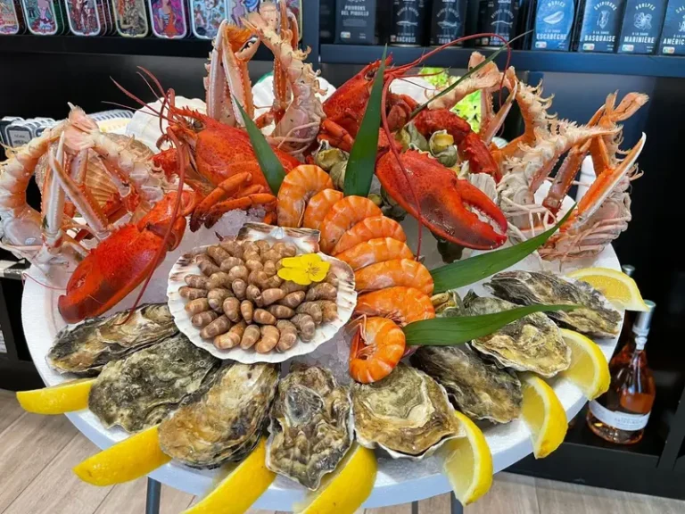 plateau de fruits de mer colore