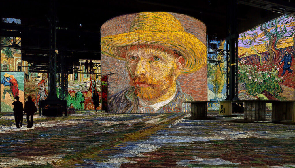 projection artistique des oeuvres de van gogh