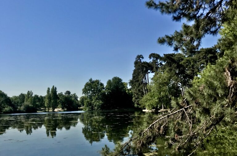 promenade au bord du lac du bois de boulogne