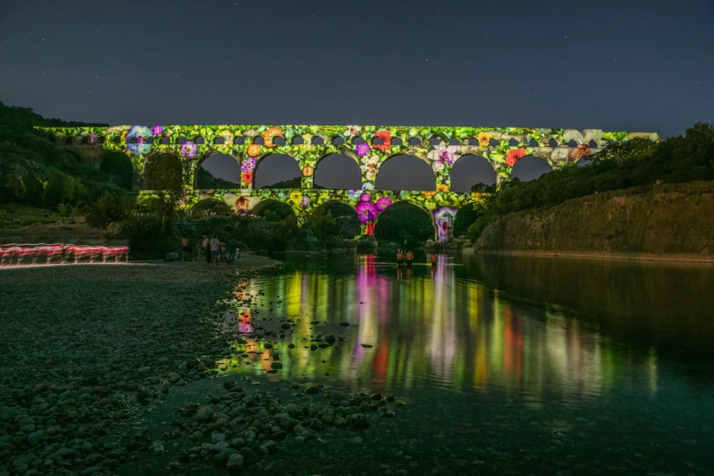 Qu’est-ce que le spectacle son et lumière au Pont du Gard