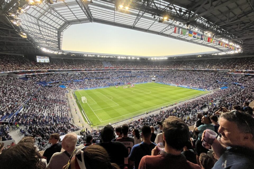 stade rempli lors dun match de football