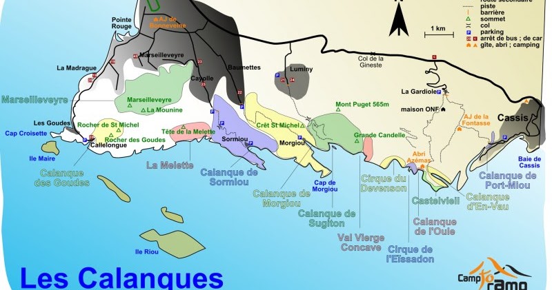 Comment se rendre aux Calanques de Marseille en transports en commun