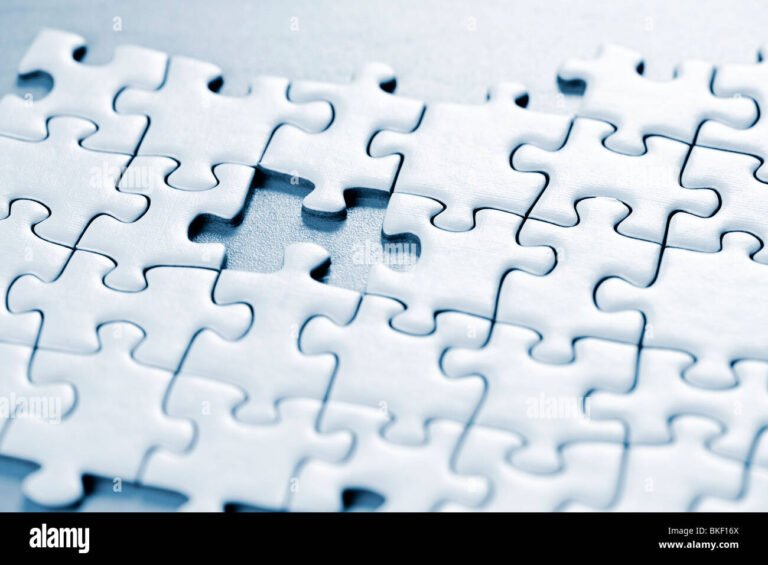 Quels sont les synonymes de l'expression "mis en place" 6 un puzzle assemble avec des pieces