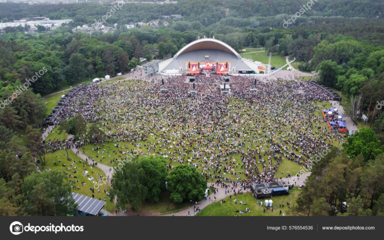 une foule immense lors dun concert