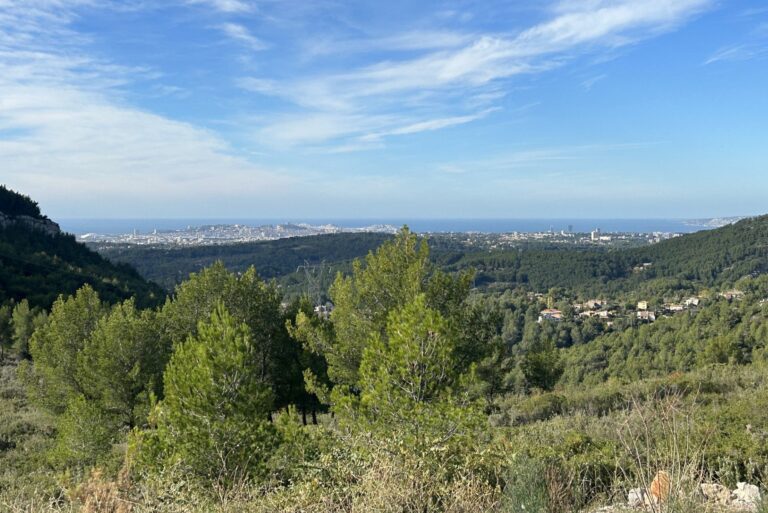 une vue du paysage autour de lespace pagnol