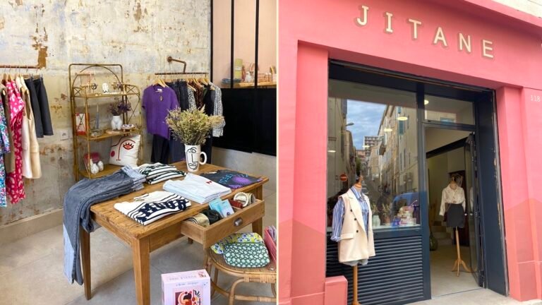 vitrine coloree dun magasin a marseille