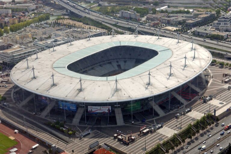 vue aerienne du stade de france