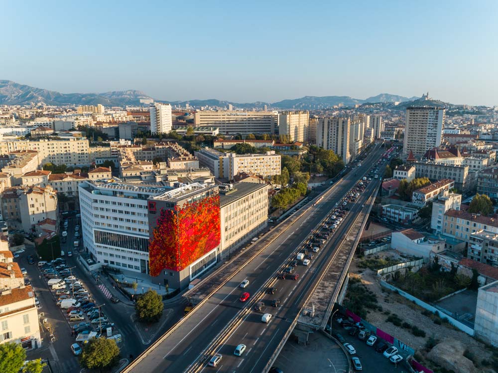 vue exterieure du batiment kley marseille