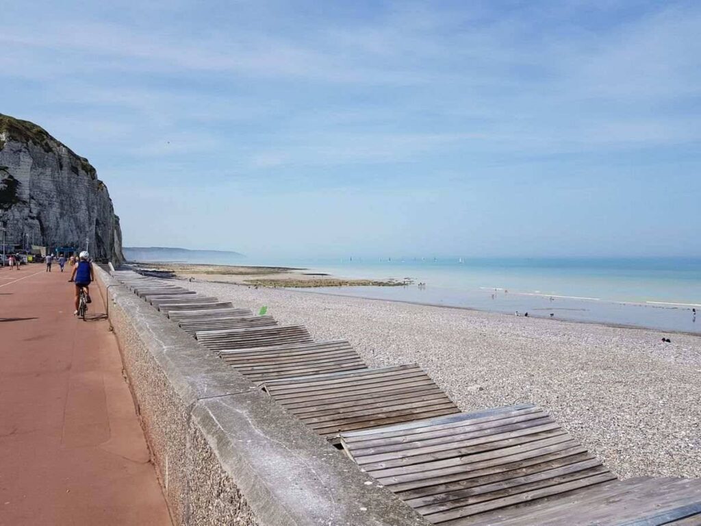 vue panoramique de dieppe et ses plages