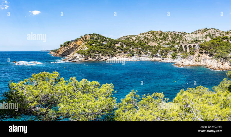 vue panoramique de la cote bleue