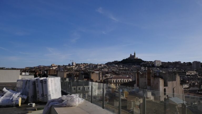 vue panoramique de la galerie lafayette marseille