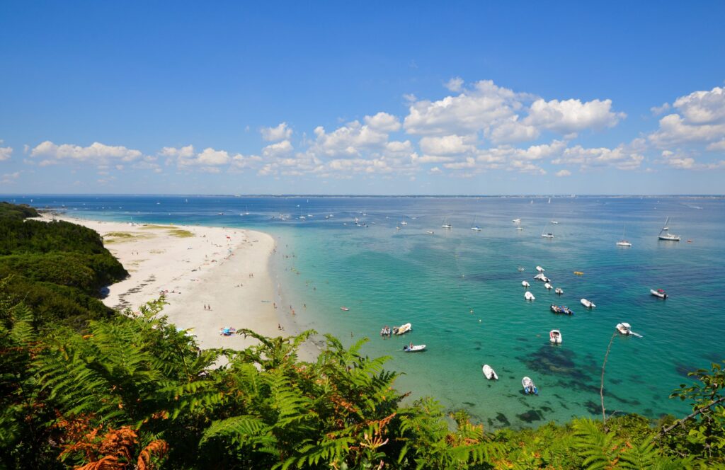 vue panoramique de lile de groix