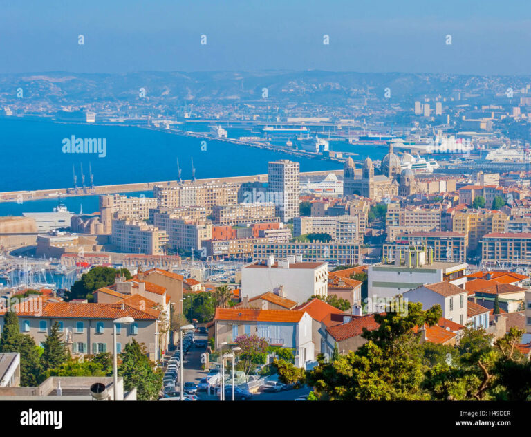 vue panoramique du golfe de marseille